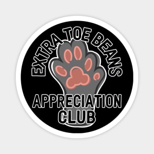 Extra Toe Beans Appreciation Club Magnet